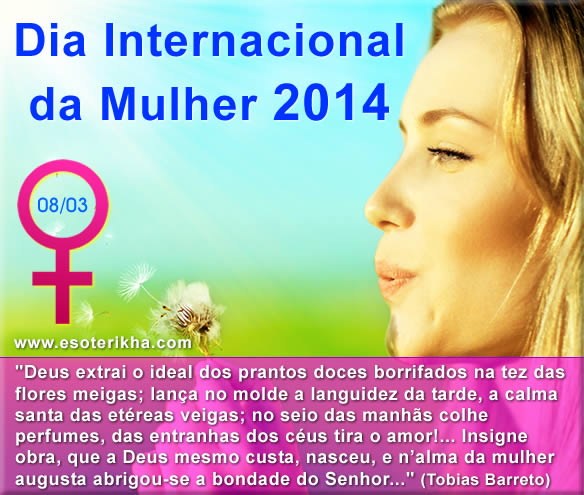 mensagem dia internacional da mulher 2014