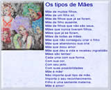 mensagem os tipos de mães para facebook