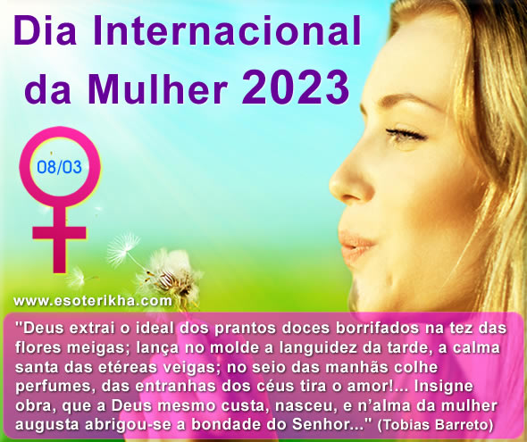mensagem dia da mulher 2023, quinta feira, 8 de março