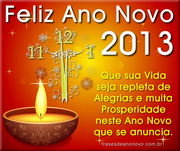 Feliz Ano Novo 2013