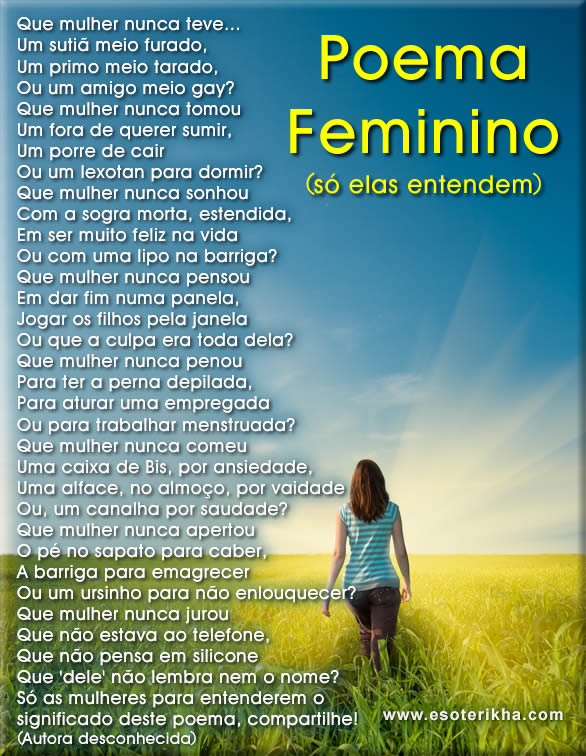 poema feminino para o dia internacional da mulher